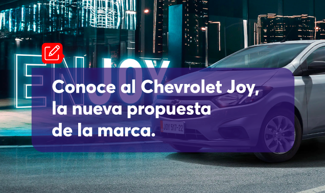 Conoce a Chevrolet Joy, la nueva propuesta de la marca